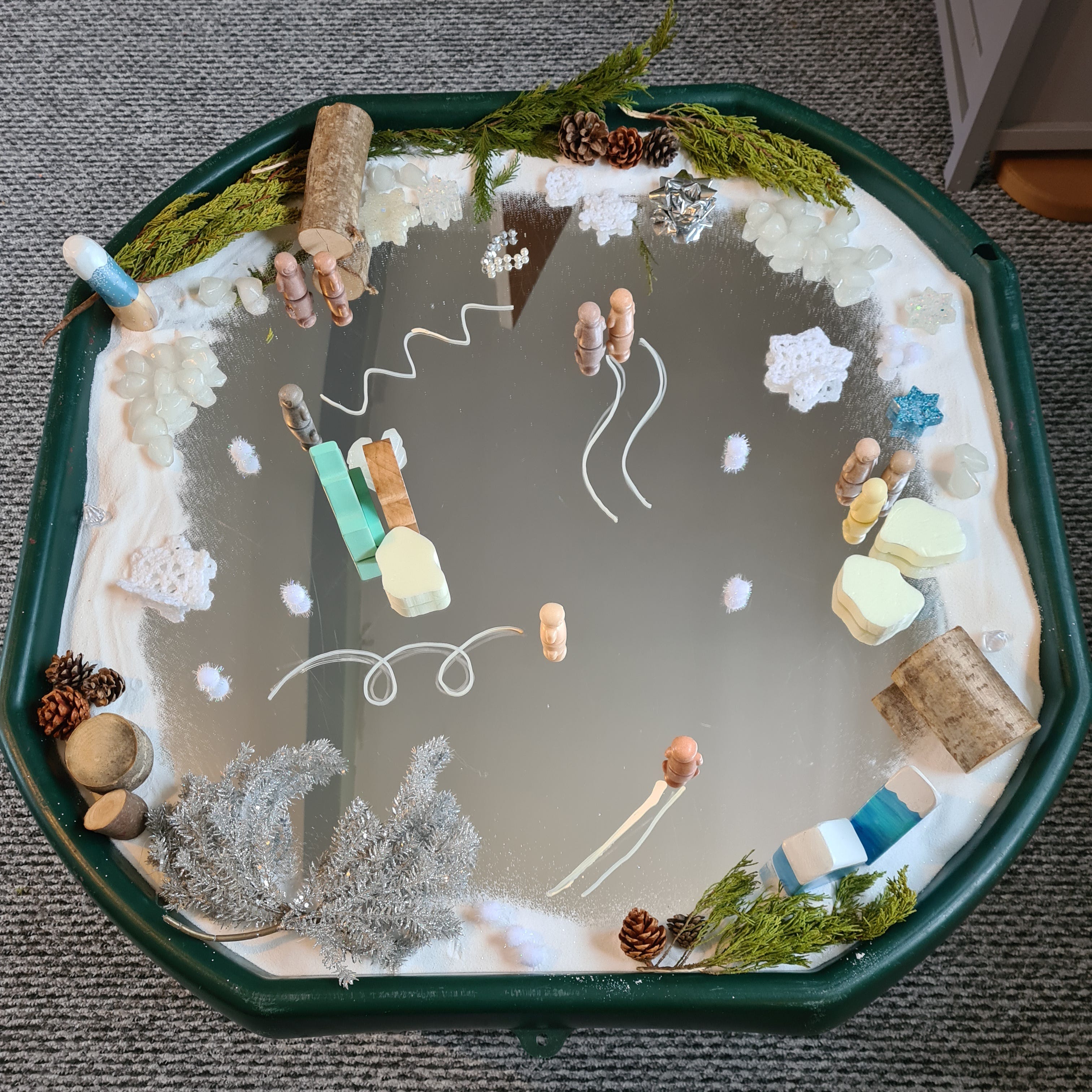Ice Skating Themed Tuff Tray | KCS
